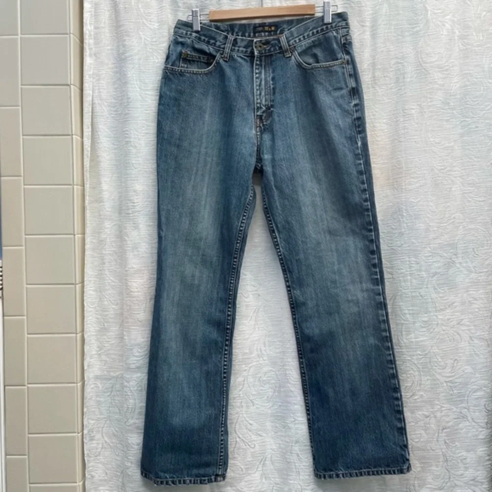 J. Crew Men’s Premium Boot Cut Jeans in Antique Wash